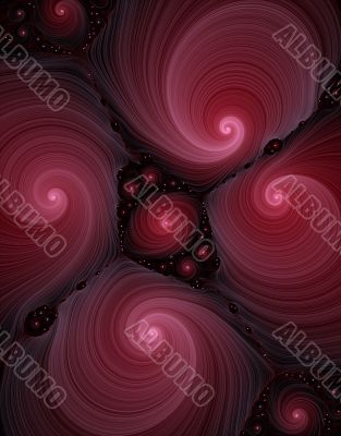 Red spirals