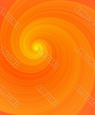 Orange spiral