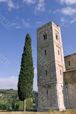 Church of Sant`Antimo (Tuscany)