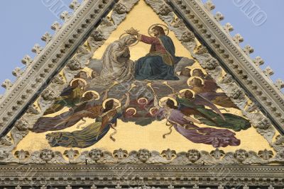 Siena -Mosaic of the Cathedral facade