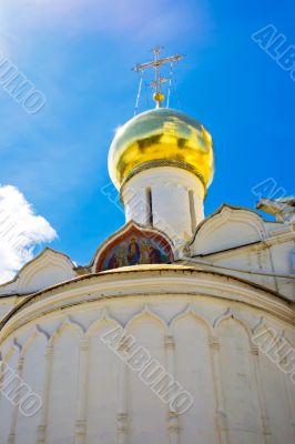 onion dome of Trinity Cathedral