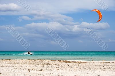 kitesurfing in Italy