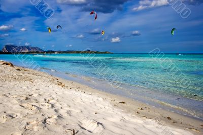 kitesurfing in Italy
