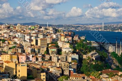 Istanbul and Bosphorus panorama