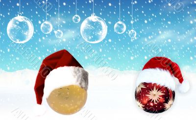 Christmas and nice ornaments