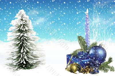 Christmas and nice ornaments