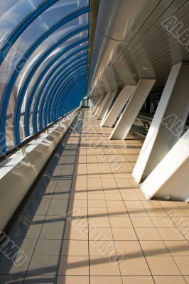 Interior of the business bridge Bagration
