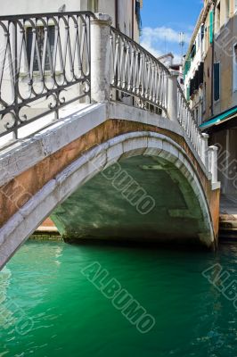Bridge over a canal in Venice