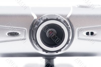 web camera closeup