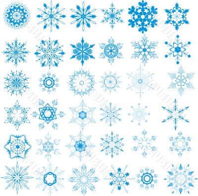 Christmas snowflakes