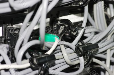 Ethernet Hub with Cat 5 Connectors