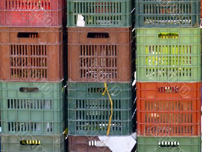 plastic boxes