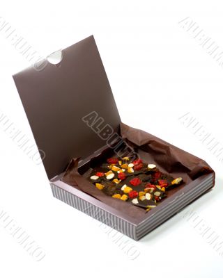box with chocolate