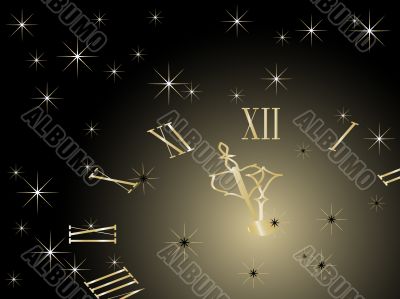 New year clock