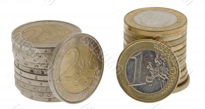Euro coins