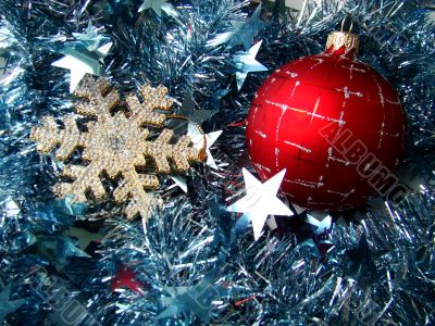 Christmas glass sphere