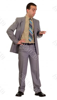 Formal Man Patiently Waiting