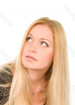 pretty blond woman