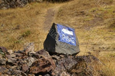 Inca ruins in Pisac