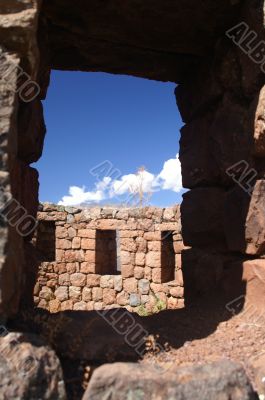 Inca ruins in Pisac