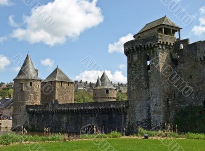 Biggest medieval french fortress Fougeres