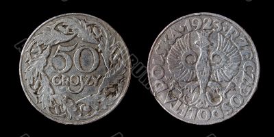 Old poland coin