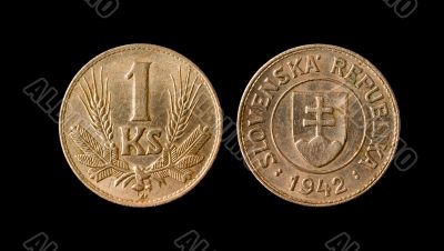 Slovenia coin of 1942