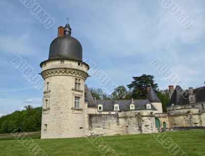 Old french castle in Normandie