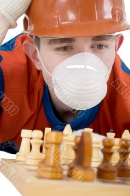 Worker and chess