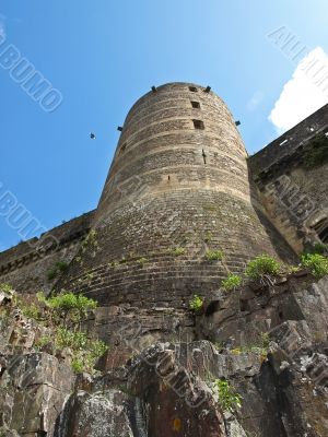High fortress tower