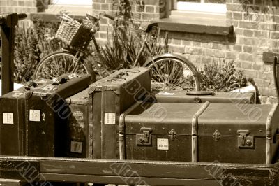 Luggage in B&W