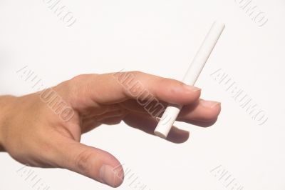 Hand with cigarette
