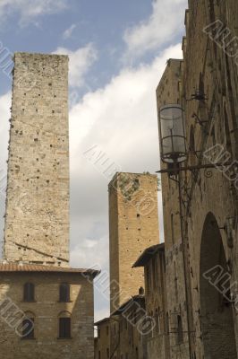 San Gimignano (Siena) - Two towers