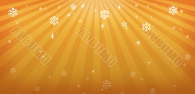 Golden Christmas background
