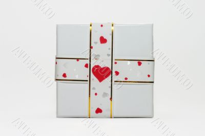 gift wrapped with ribbon