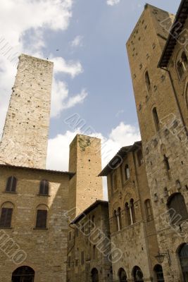 San Gimignano (Siena) - Three towers