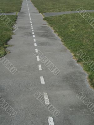 paved path