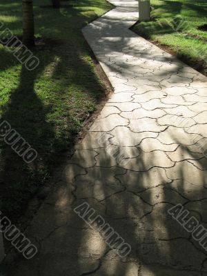 paved path