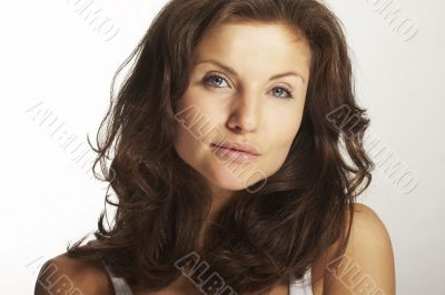 A happy young woman
