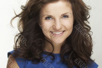 A happy young woman
