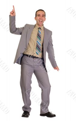 Dancing Businessman