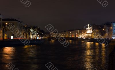 The lights above the river