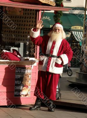 Santa Waving