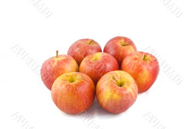 seven apples in a circle