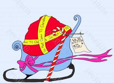 Santa Sleigh for Christmas
