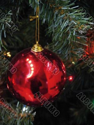 Christmas-tree decoration on a fur-tree.