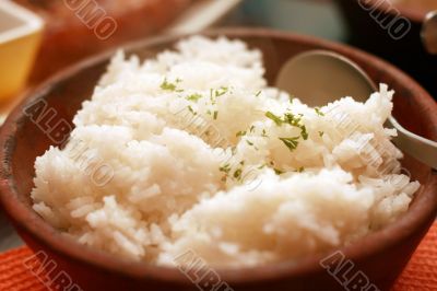 white rice