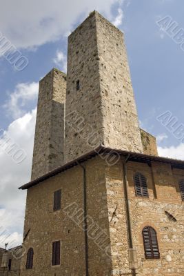 San Gimignano (Siena) - Two towers