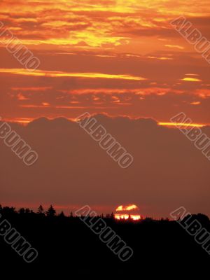 Clouds at a dawn.