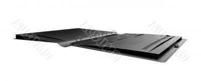 Black leather wallet